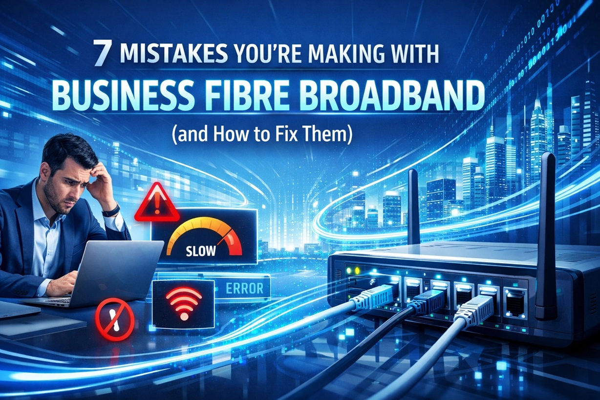 7 Mistakes You're Making with Business Fibre Broadband (and How to Fix Them)