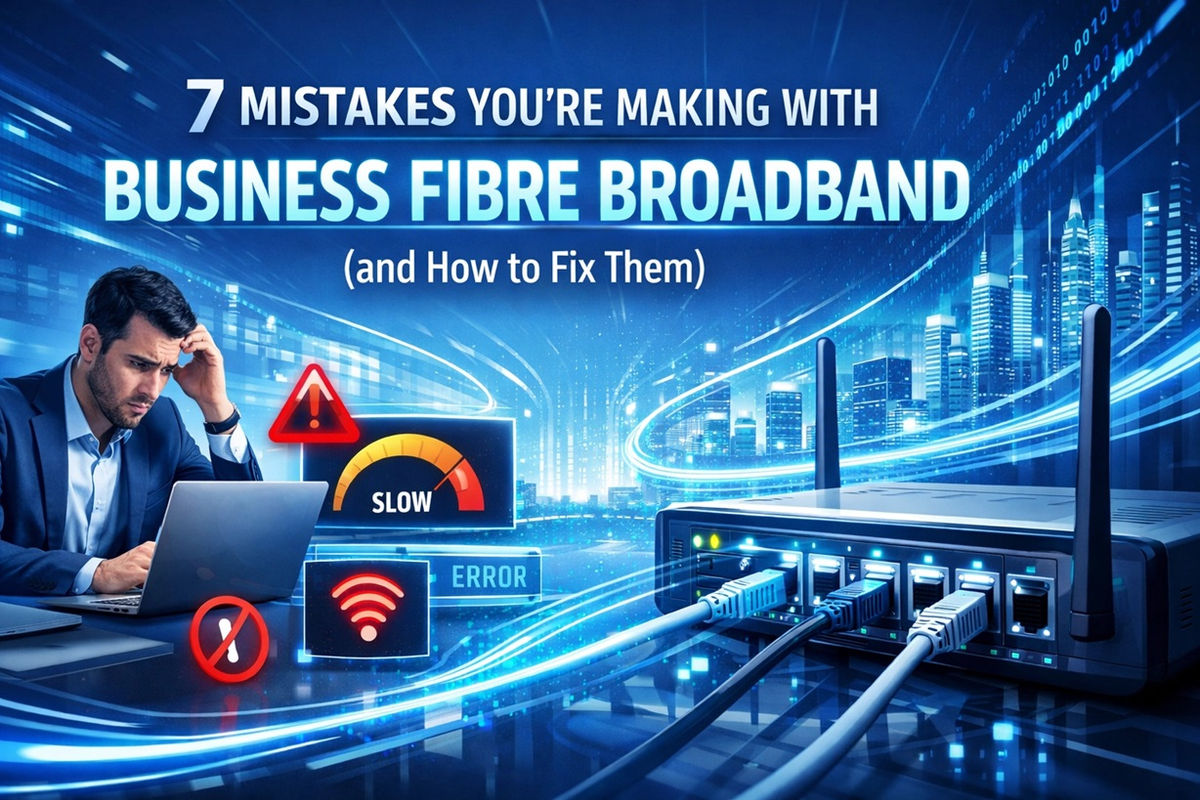 7 Mistakes You're Making with Business Fibre Broadband (and How to Fix Them)